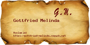 Gottfried Melinda névjegykártya