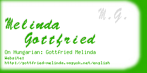melinda gottfried business card